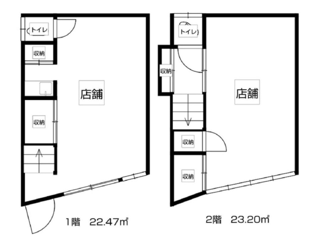 十三駅前エリア！大通り沿い路面１棟貸店舗！約１３．８坪！重飲...の画像