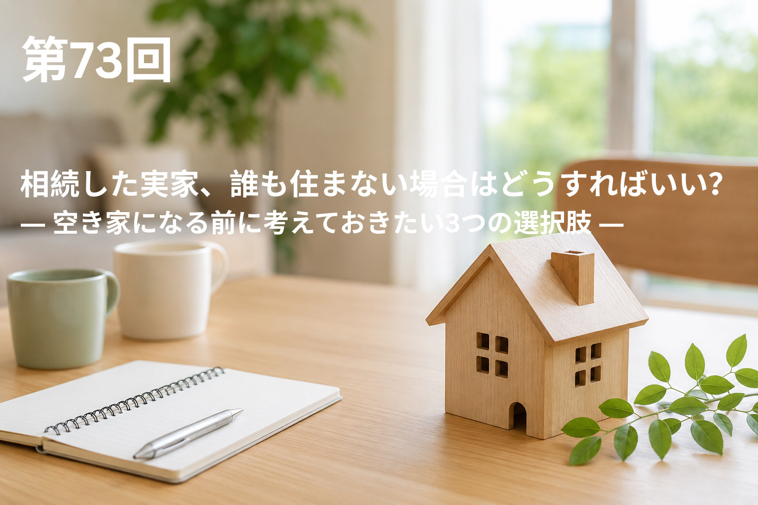 相続した実家、誰も住まない場合はどうすればいい？ ― 空き家...の画像