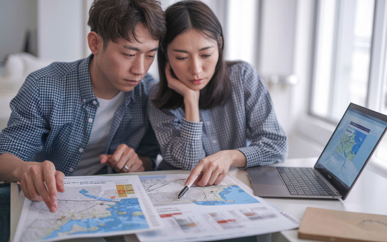 賃貸選びで失敗しないためのハザードマップ活用術！災害リスクの...の画像