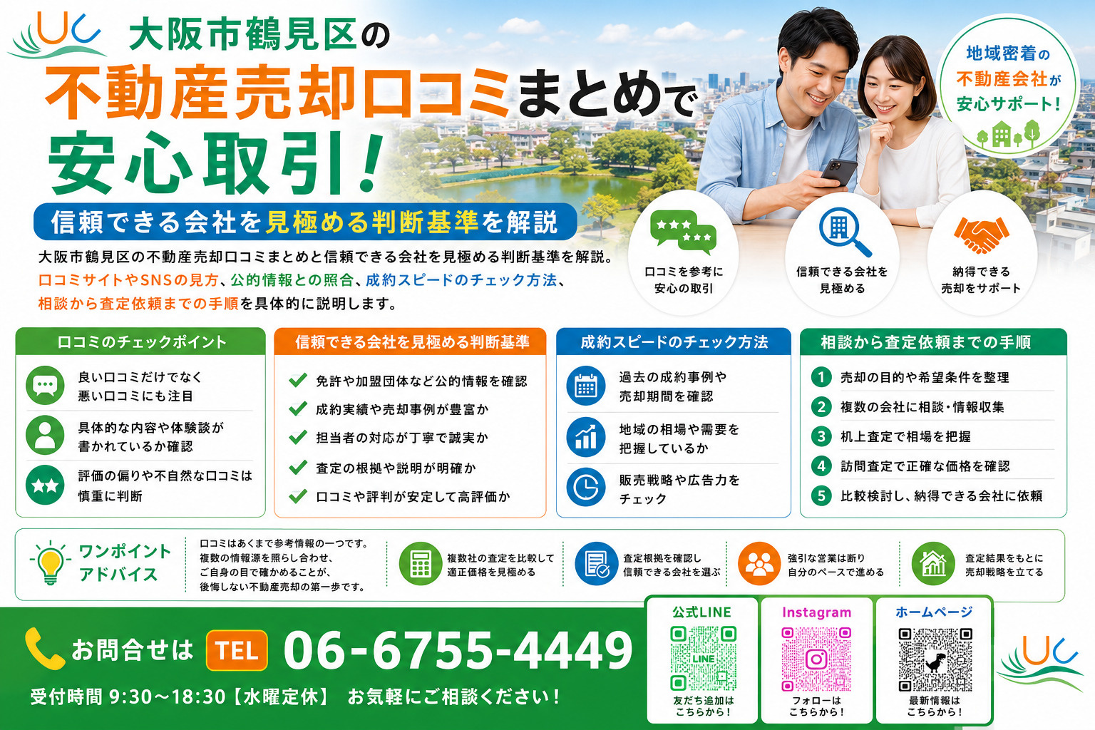 大阪市鶴見区の不動産売却口コミまとめで安心取引！信頼できる会...の画像