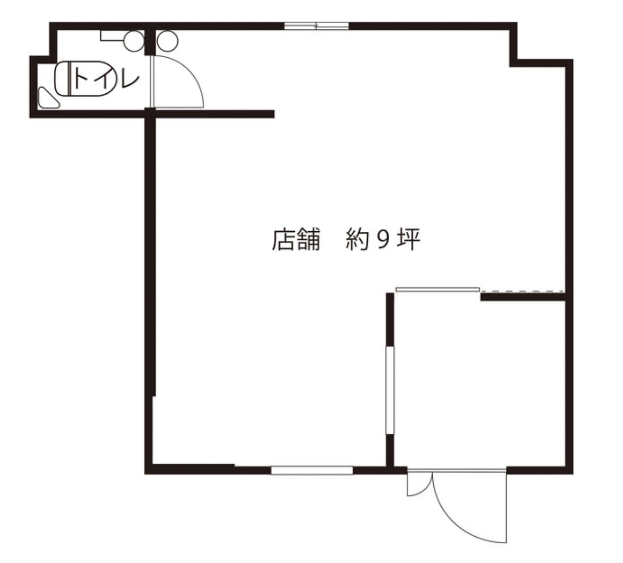 南堀江2丁目！1階路面店舗！約9坪！軽飲食店相談可能！の画像