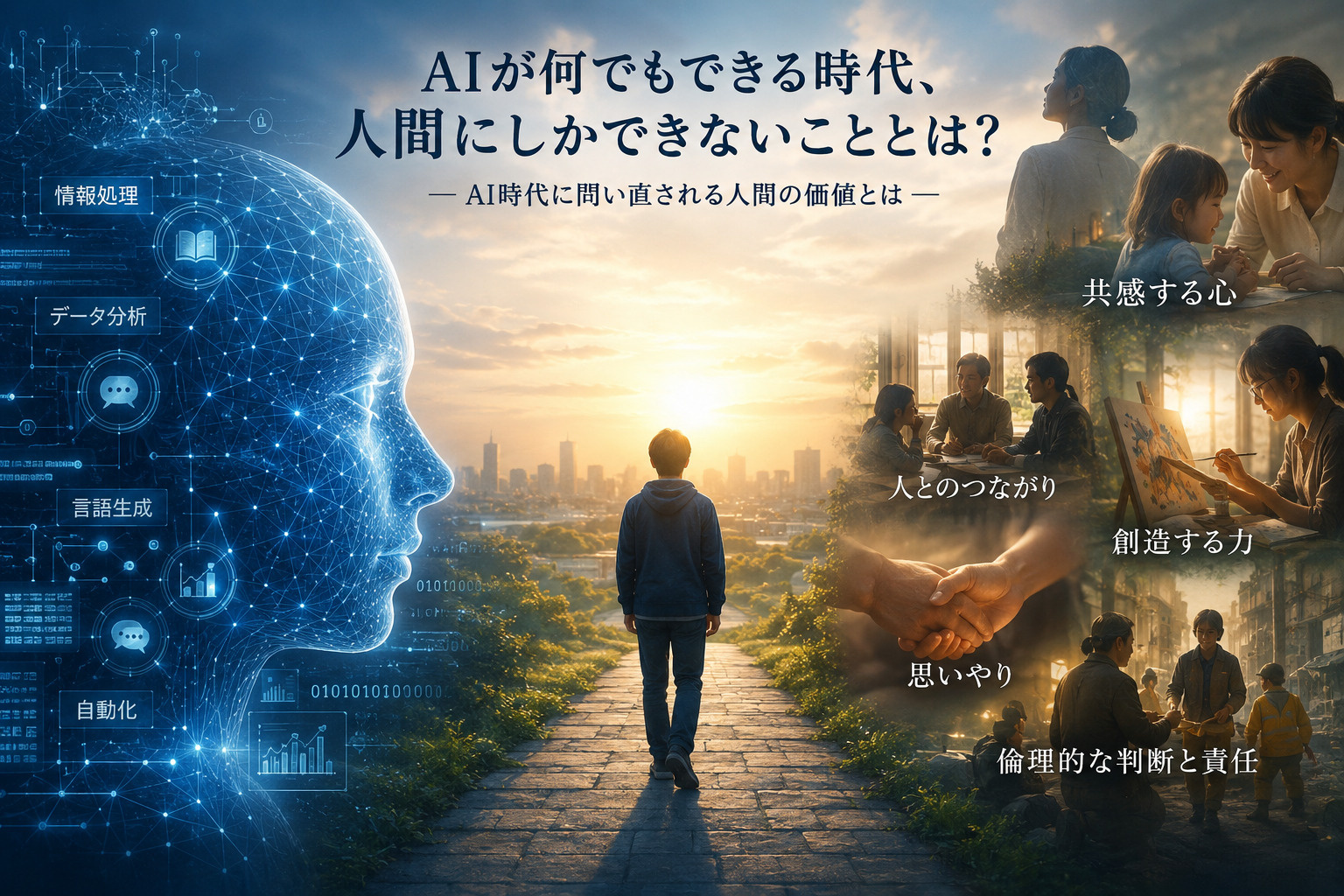 AIに問いかけてみた　 AIが何でもできる時代、人間にしかで...の画像