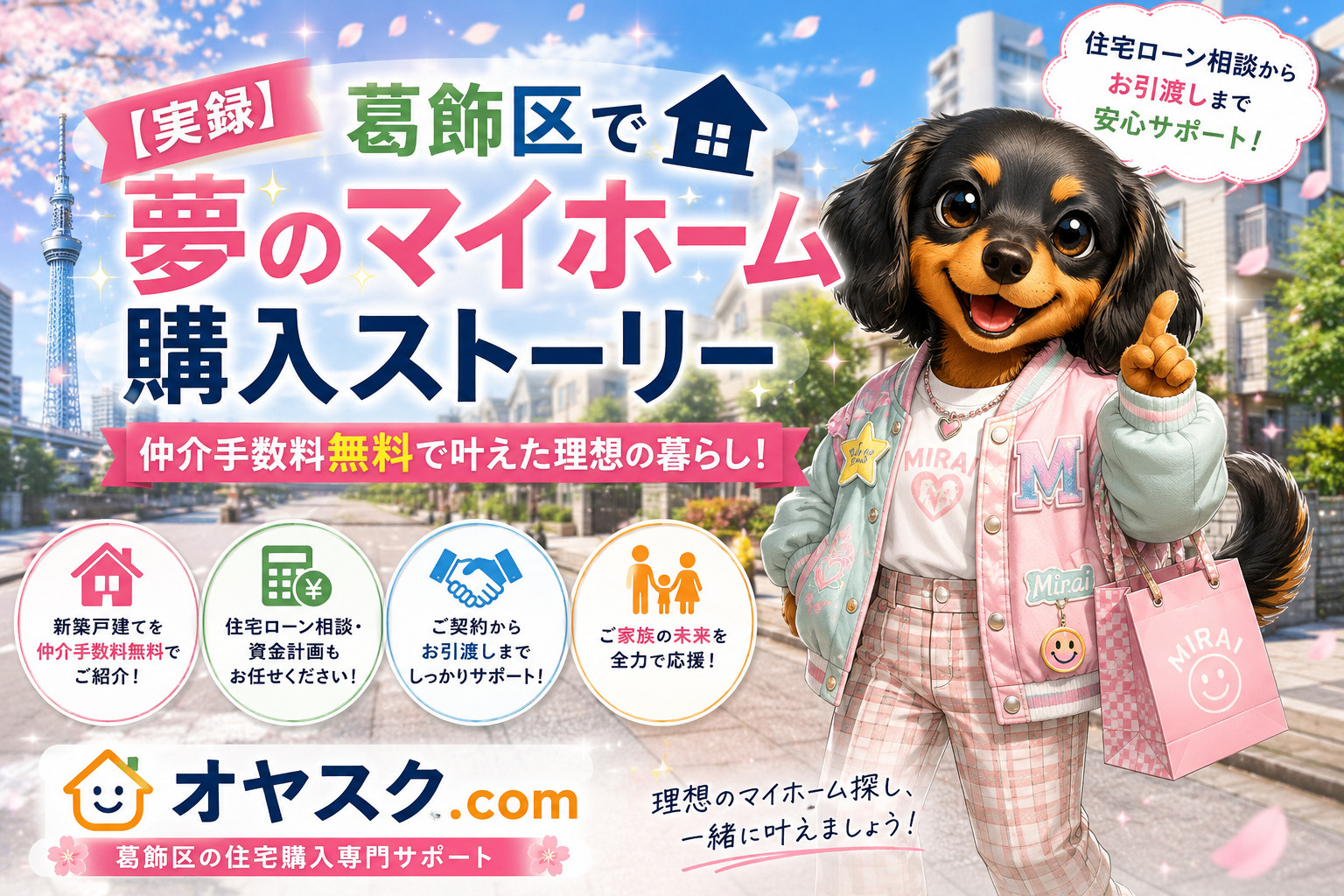 【葛飾区で夢のマイホーム】購入ストーリー｜仲介手数料無料で理...の画像