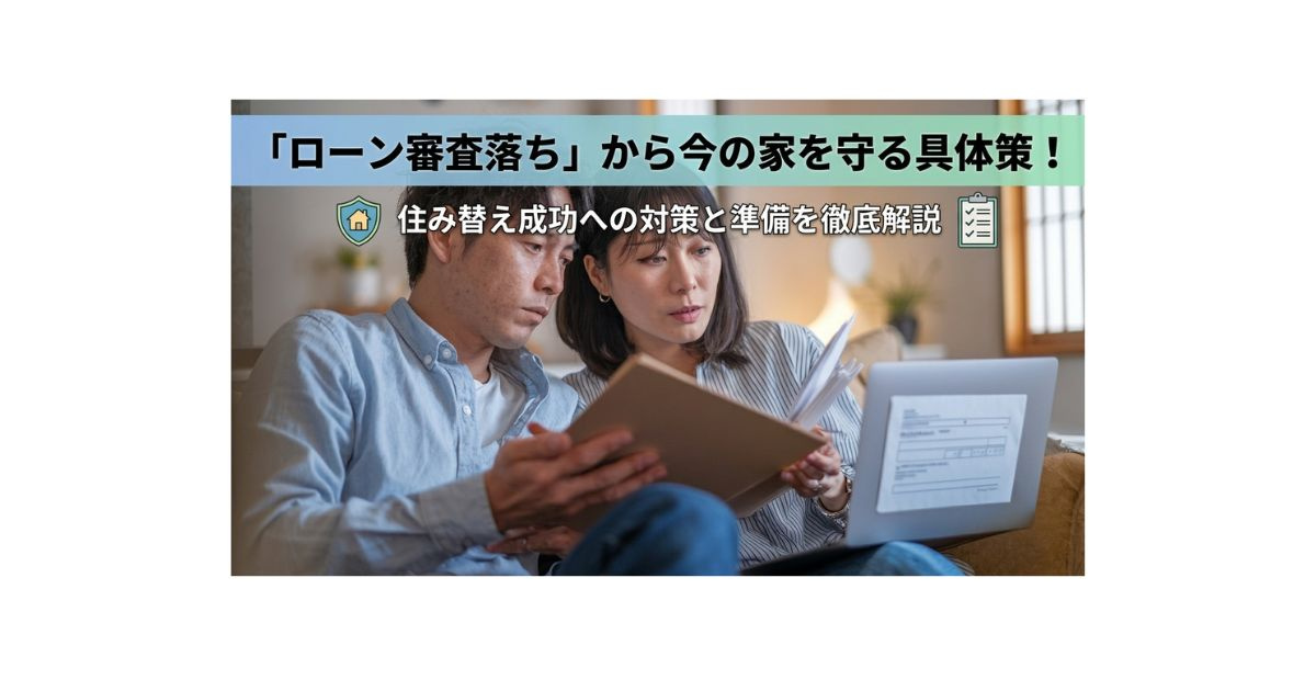 住み替えでローン審査に落ちたら？今の家を失うリスクと守るため...の画像