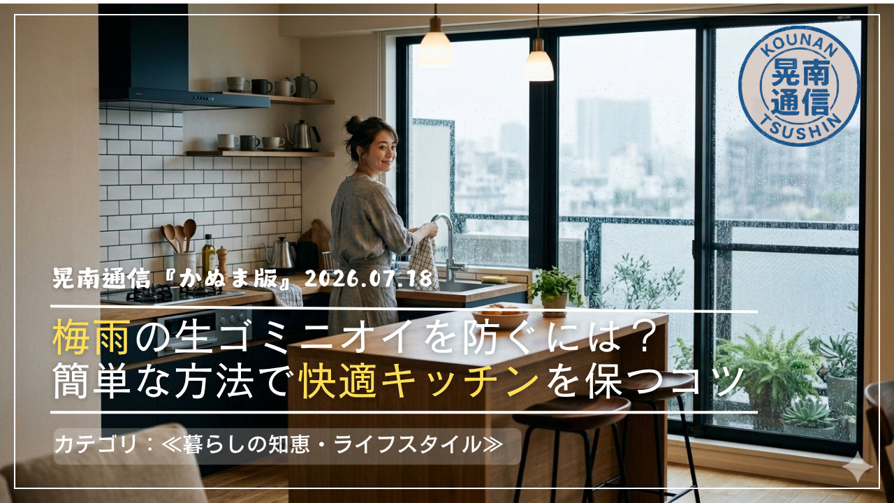 梅雨の生ゴミニオイを防ぐには？簡単な方法で快適キッチンを保つ...の画像