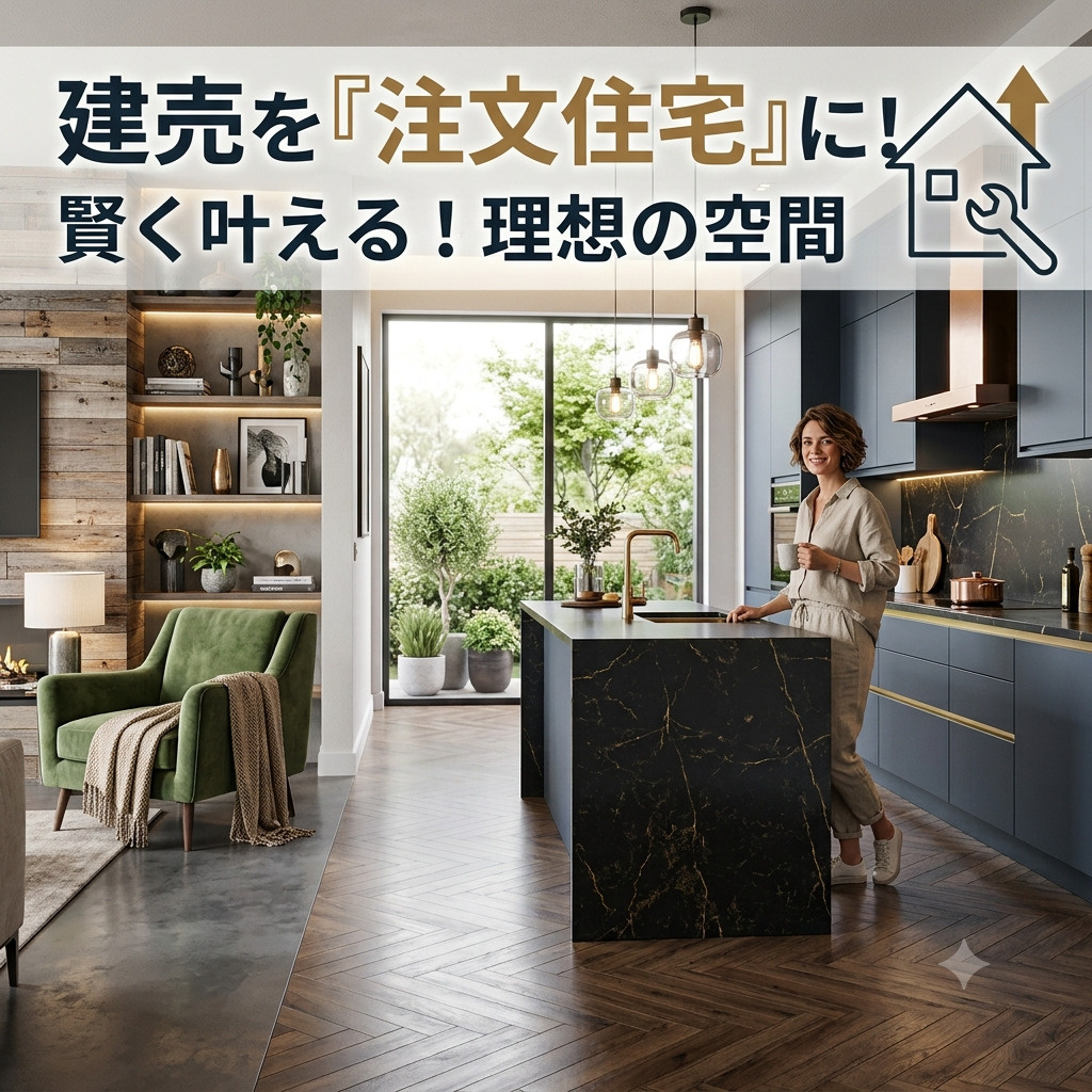 新常識】注文住宅が高すぎるなら「新築建売リノベ」！コストを抑...の画像