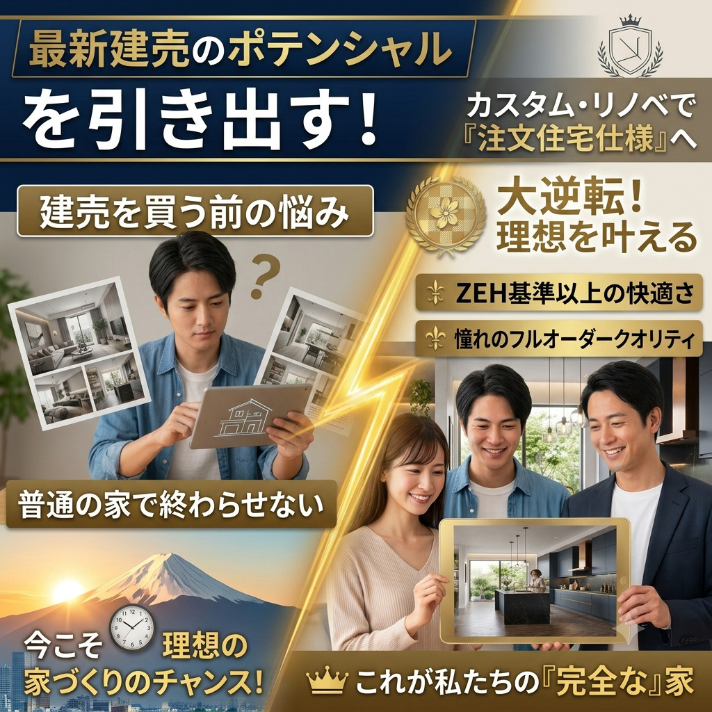 【新常識】まだ「建売は安っぽい」って思ってる？見くびってると...の画像