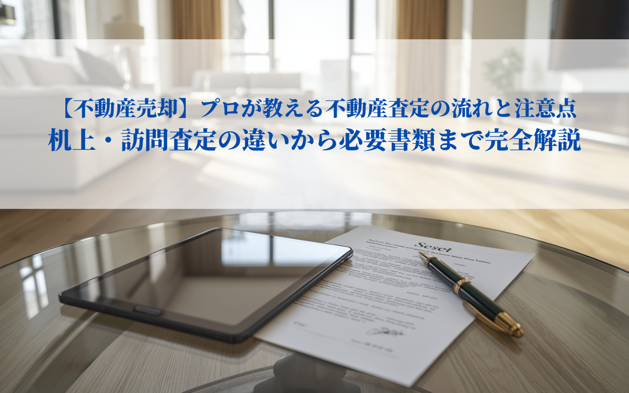 【不動産売却】プロが教える不動産査定の流れと注意点｜机上・訪...の画像