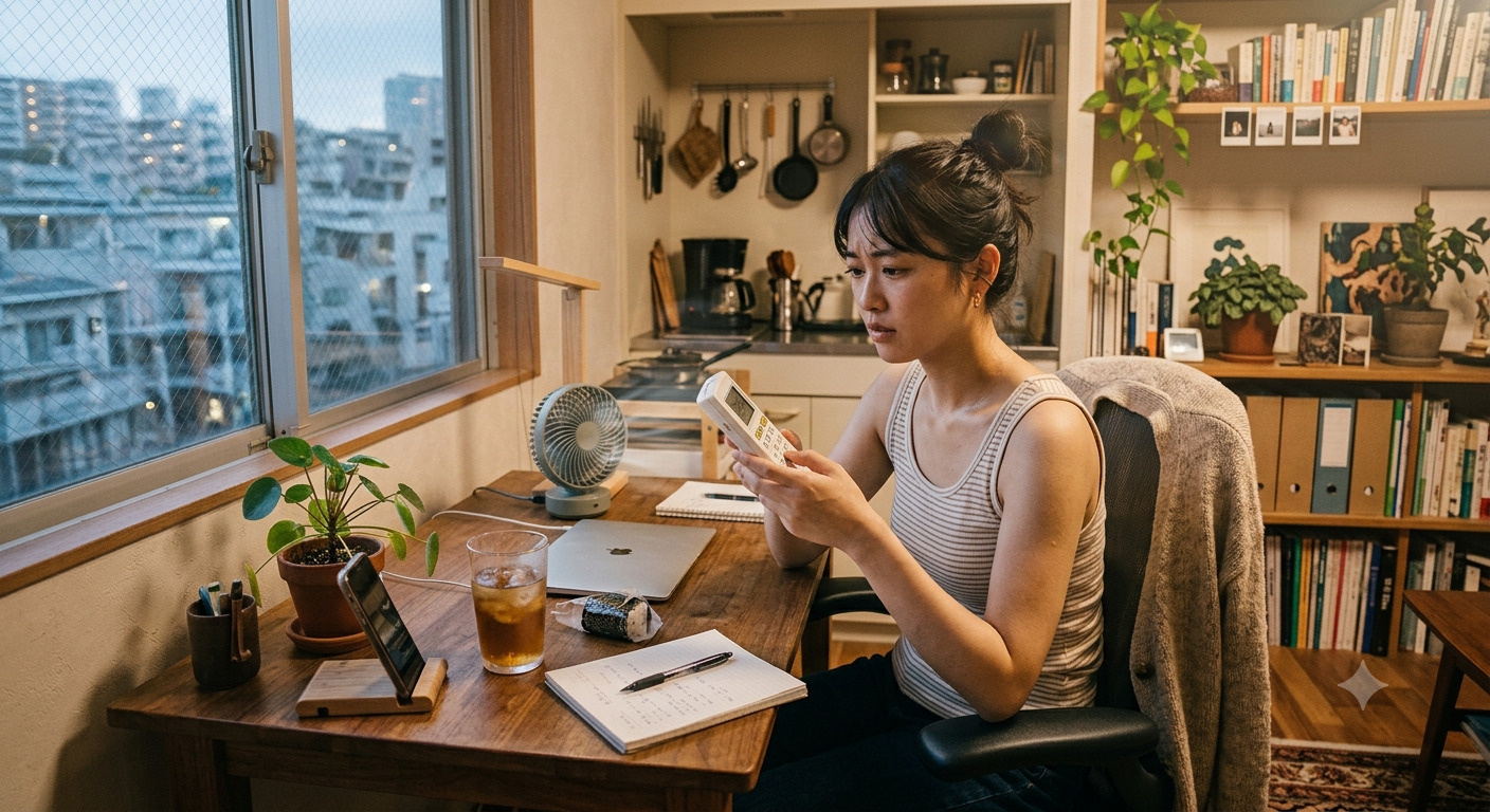 エアコン節約で賃貸の夏の電気代は下げられる？除湿と冷房の試運...の画像
