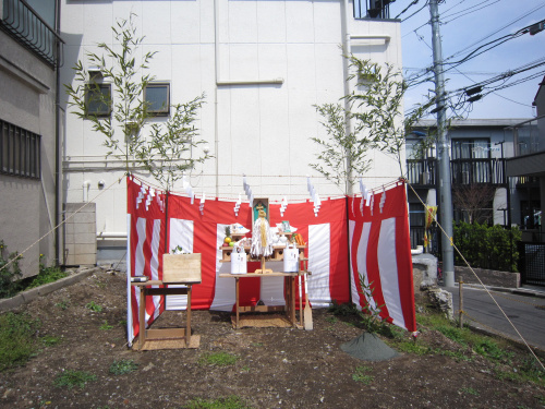 地鎮祭にお招きいただきました～の画像