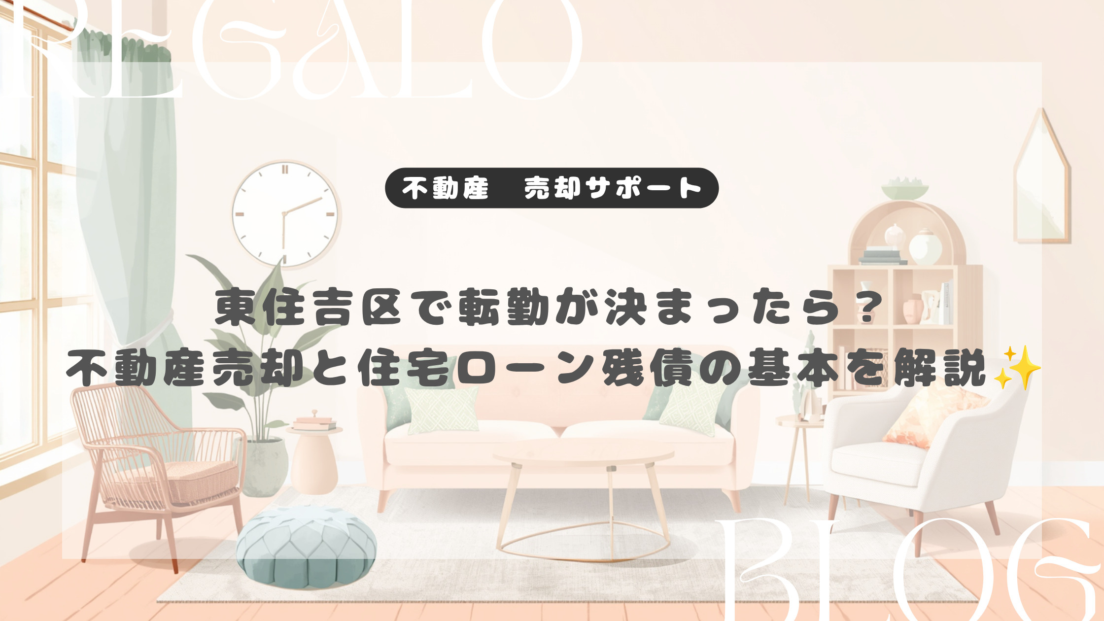 東住吉区で転勤が決まったら？不動産売却と住宅ローン残債の基本...の画像