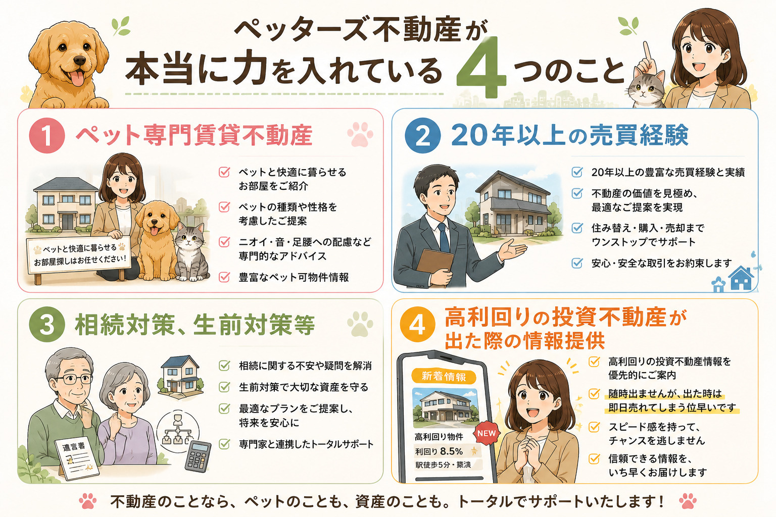 「ペット可物件専門」だけじゃない。ペッターズ不動産が本当に力...の画像