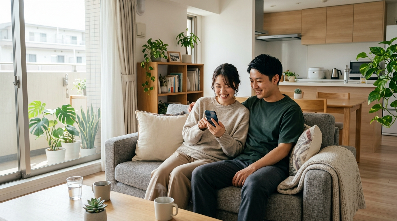 「1LDKで同棲は狭い?」狭くても仲良く暮らせる。1LDK同...の画像