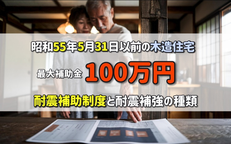 最大補助金【100万円】！旧耐震の木造住宅は危険？耐震補助制...の画像
