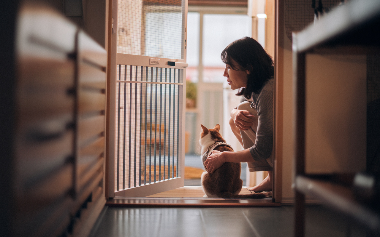 猫の脱走防止は賃貸でもできる？リフォームで安心して暮らす方法...の画像