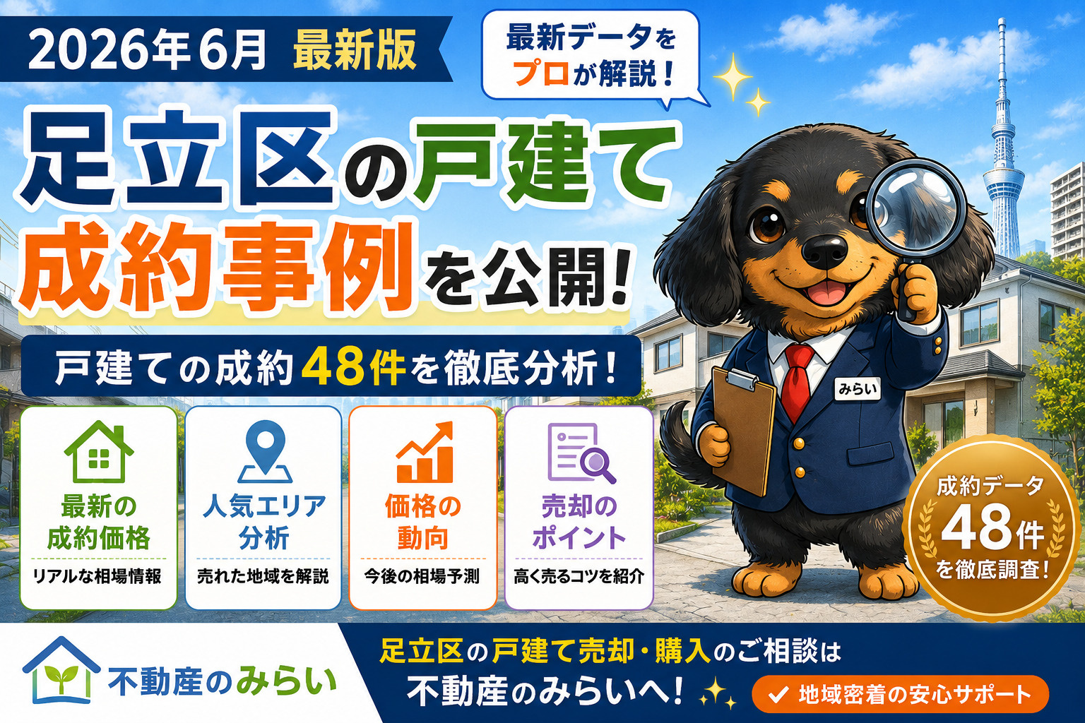【2026年6月最新版】足立区戸建て成約事例・売却相場を公開...の画像
