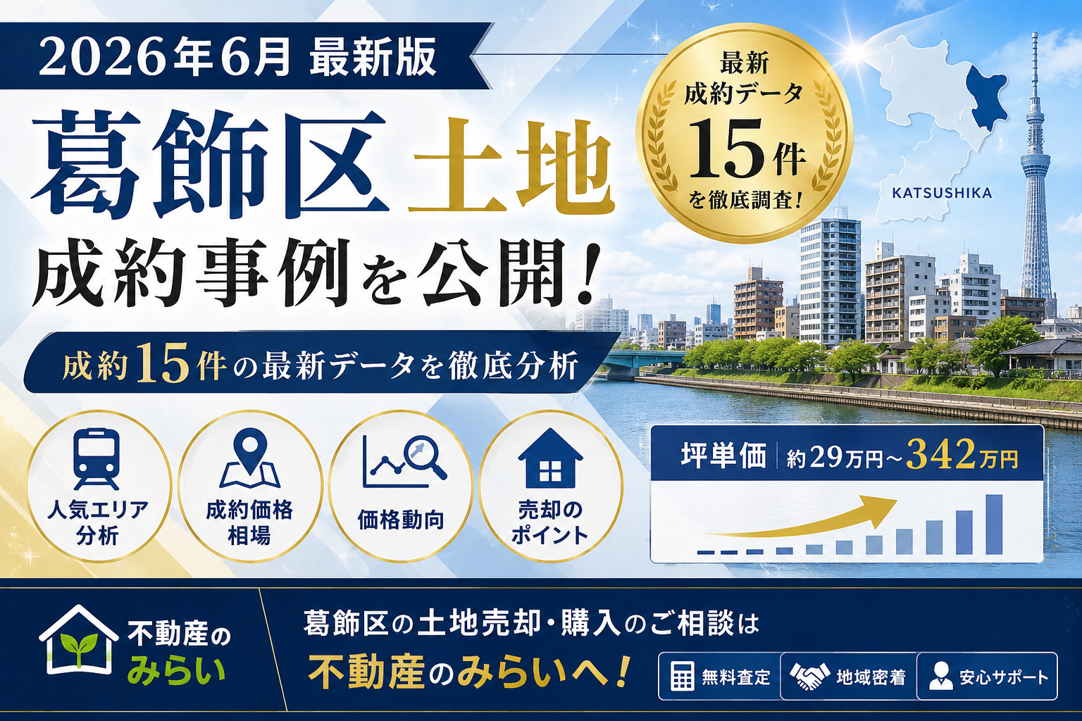 【2026年6月最新版】葛飾区土地の成約事例・売却相場を公開...の画像