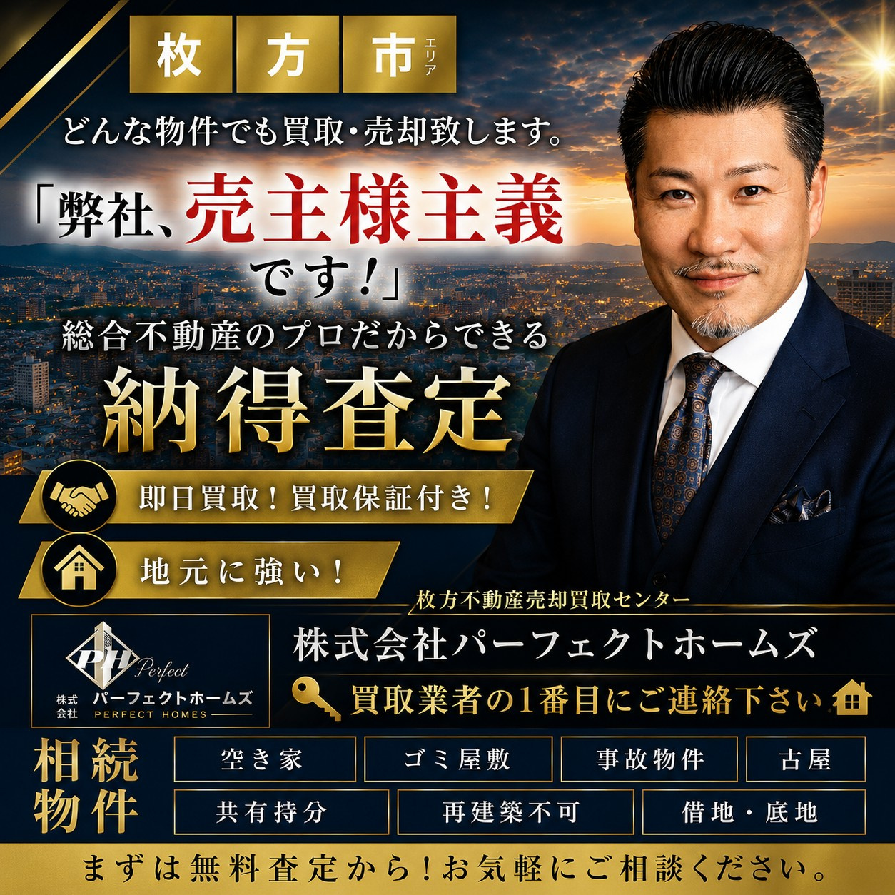 枚方市の空き家売却でお悩みですか？古家や残置物そのまま買取の...の画像