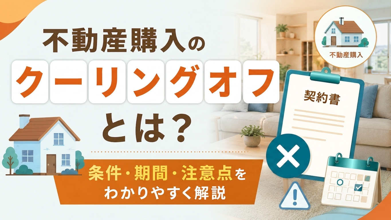 不動産購入のクーリングオフとは？ 条件・期間・注意点をわかり...の画像