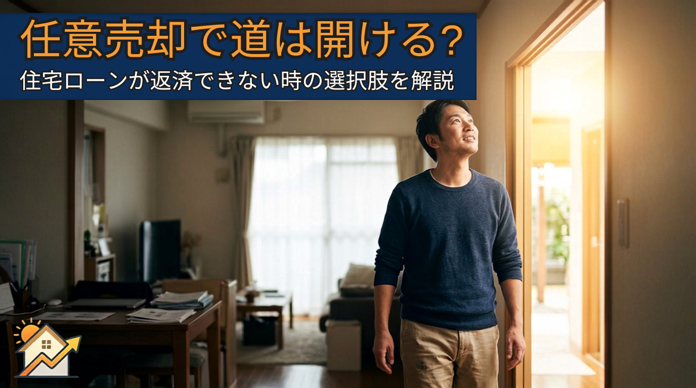 任意売却で道は開ける？住宅ローンが返済できない時の選択肢を解...の画像