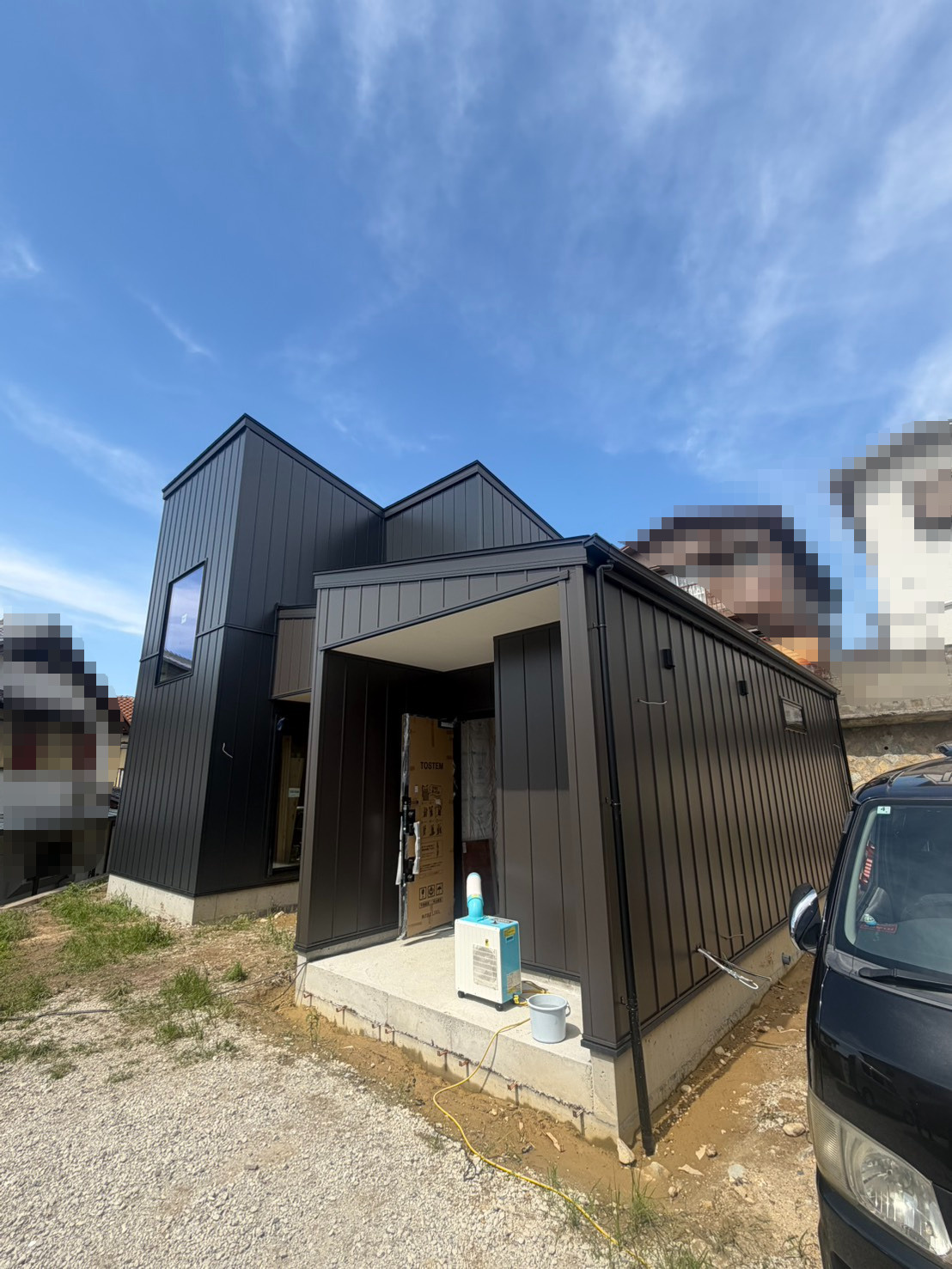 垂水区戸建　足場バラシ完了の画像