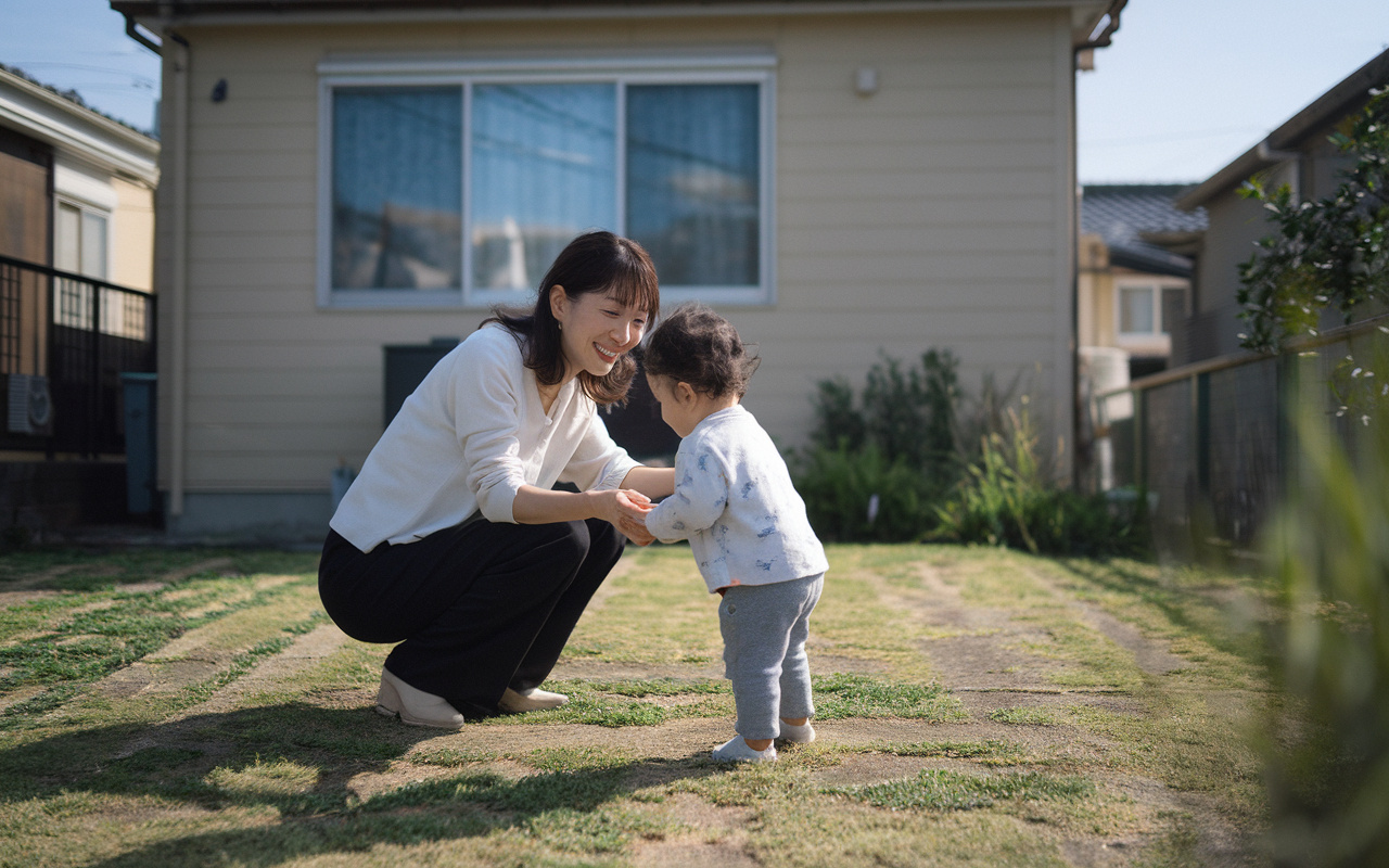 庭付き郊外戸建ては子育てに向いている？家族で暮らすメリットを...の画像
