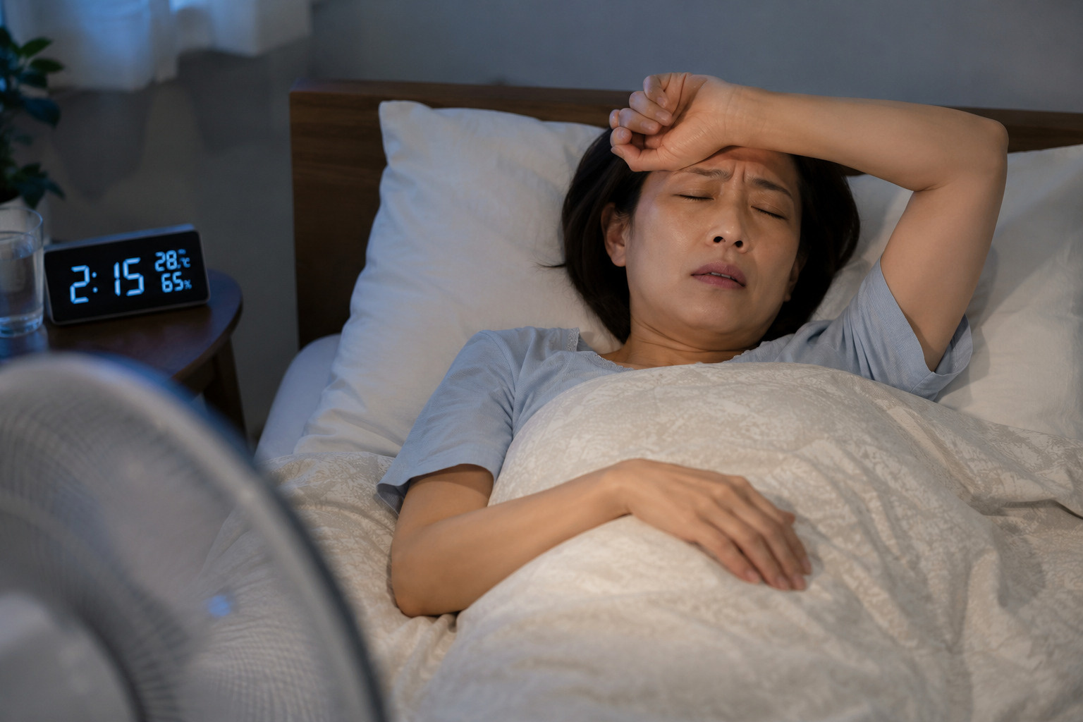 夏の睡眠不足を防ぐ快眠のコツ｜寝室環境・寝具・就寝前の過ごし...の画像