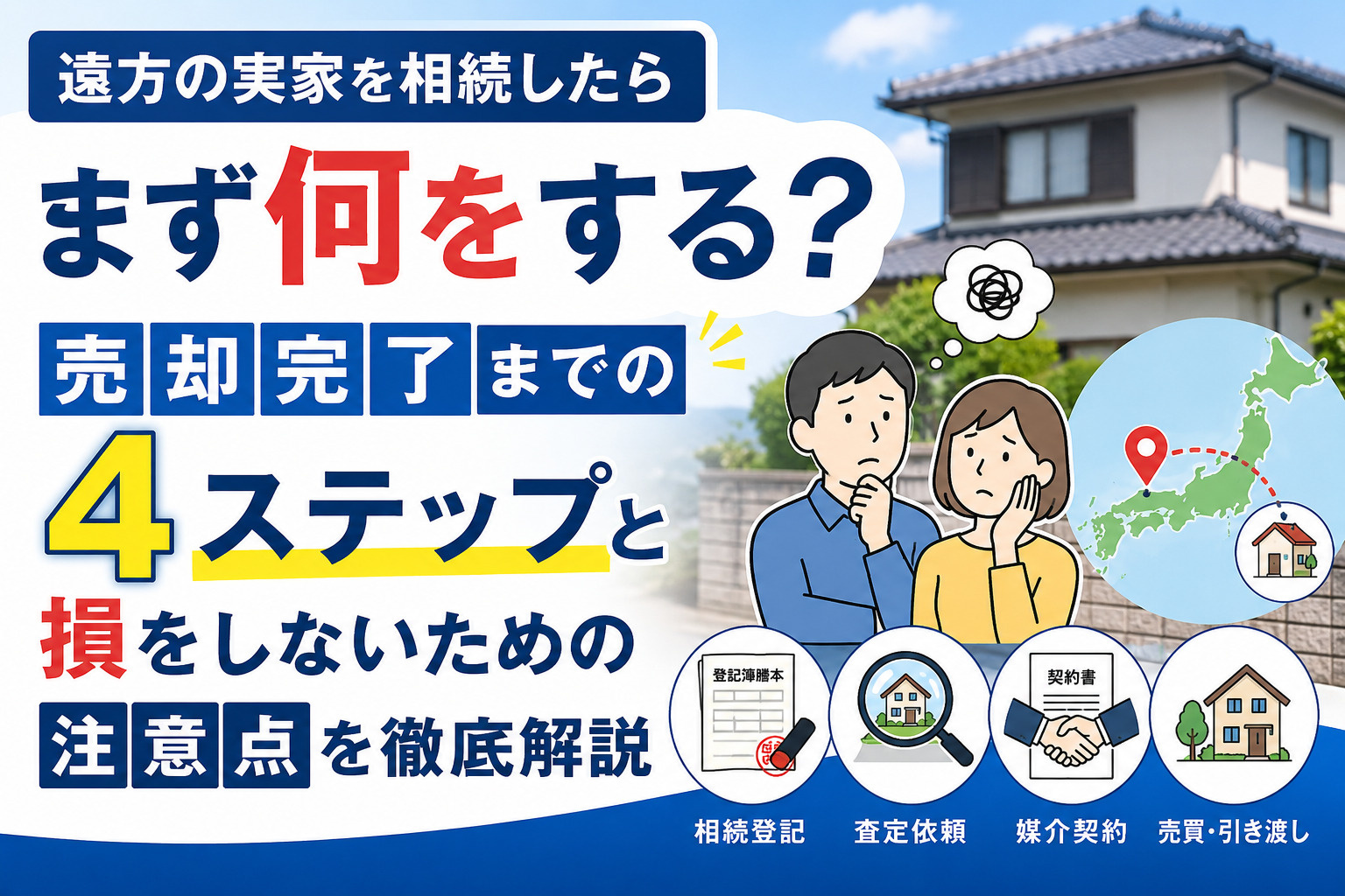 【豊明市版】遠方の実家を相続したらまず何をする？ 売却完了ま...の画像