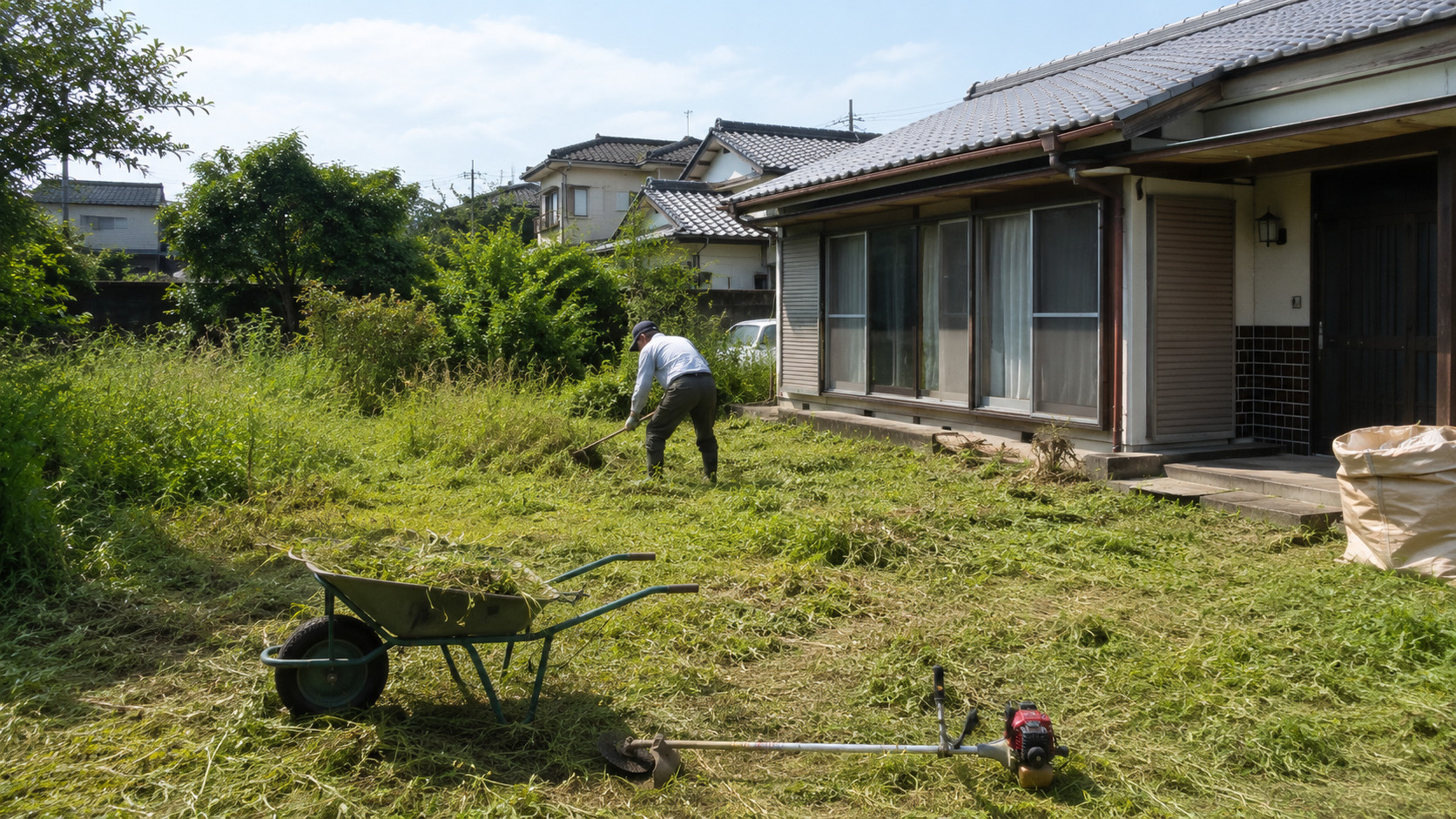 空家を近所からの苦情なく管理するには？放置した草への対策と相...の画像