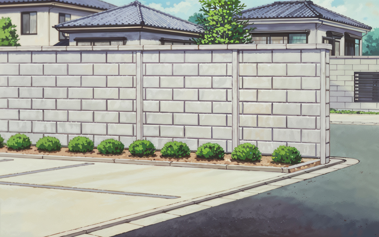 富士市でのブロック塀計画は内積み外積みどれが最適？芯積みとの...の画像