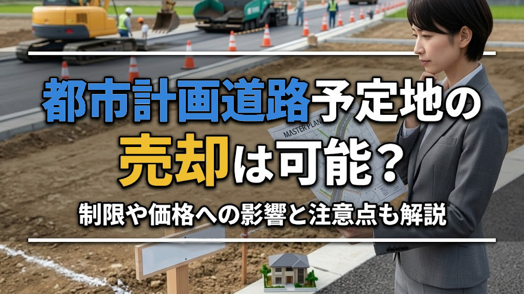 都市計画道路予定地の売却は可能？制限や価格への影響と注意点も...の画像