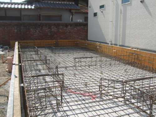 尼崎市七松町新築現場の画像