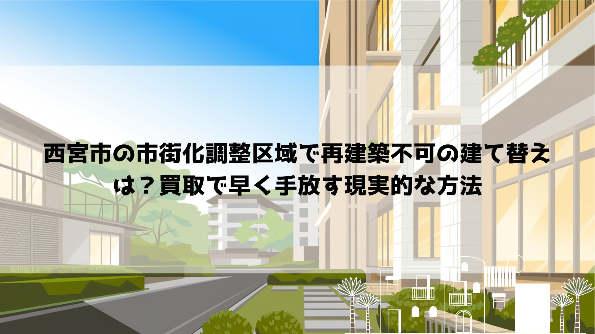 【2026年最新】西宮市の市街化調整区域で再建築不可の建て替...の画像