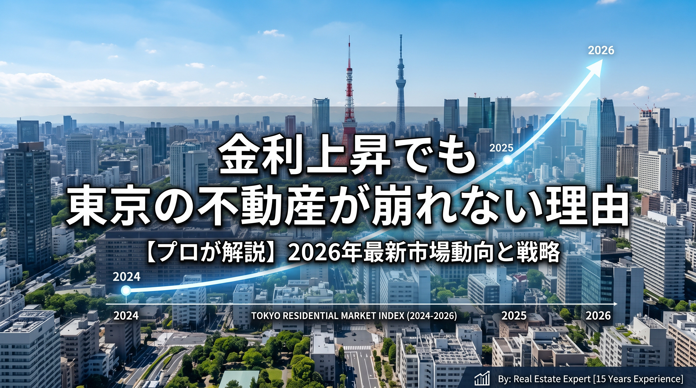【プロが解説】金利上昇でも東京の不動産が「崩れない」3つの理...の画像