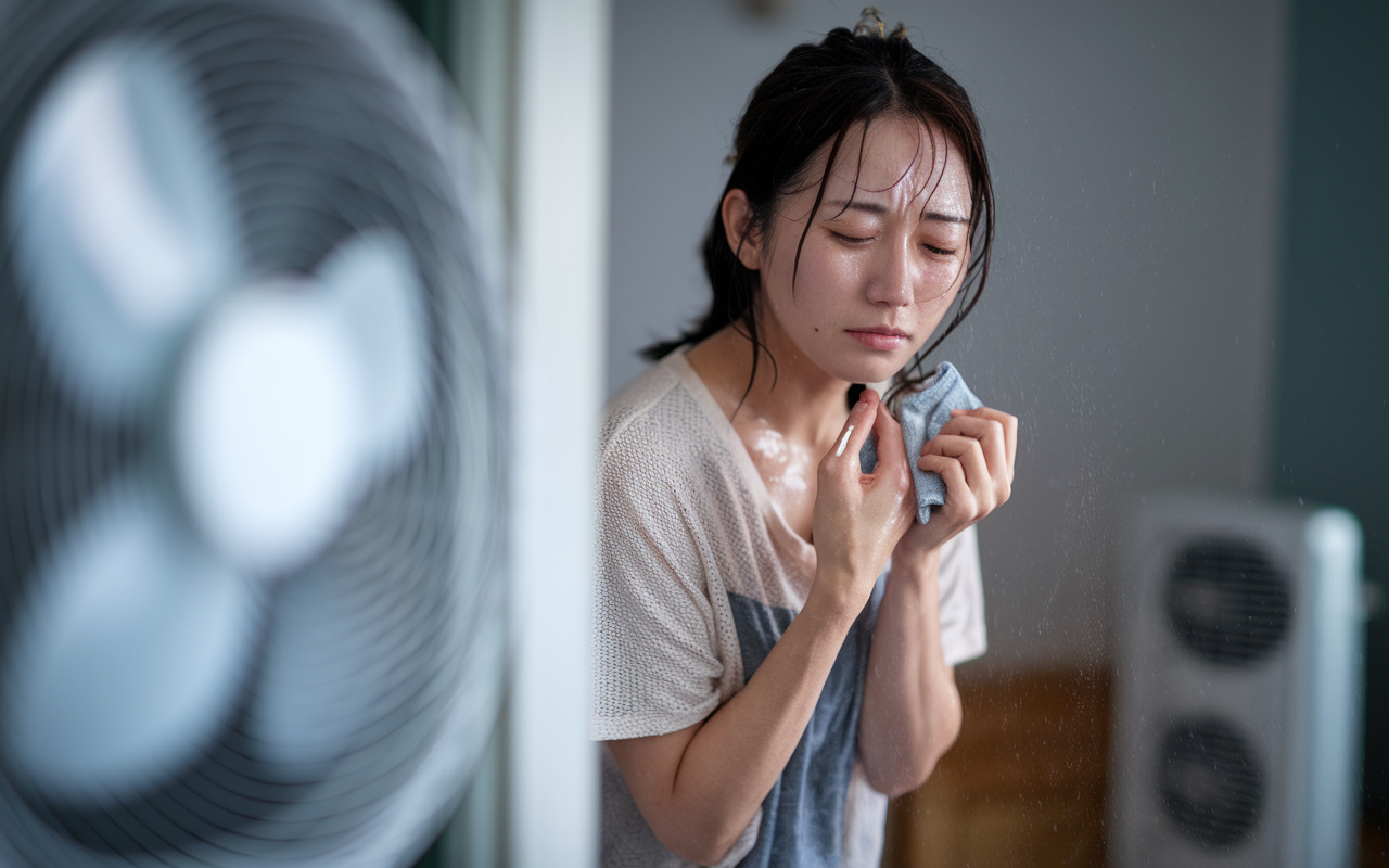ジメジメで蒸し暑い季節の悩み対処方法は？汗が止まらない汗っか...の画像