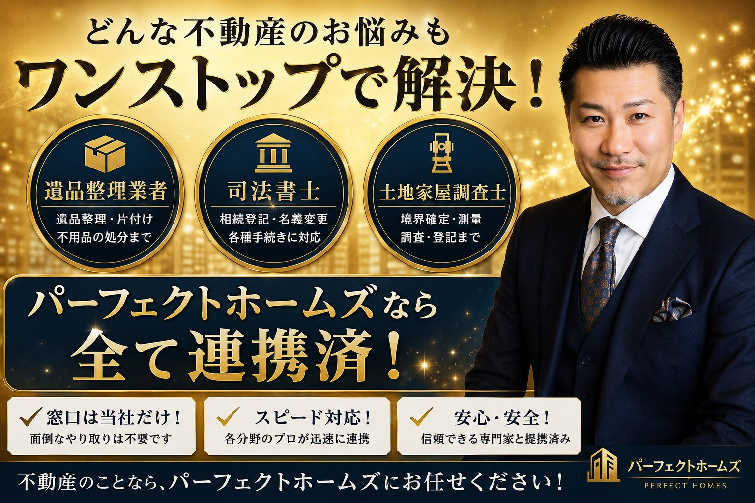 遺品整理業・司法書士・土地家屋調査士ワンストップで対応！相続...の画像