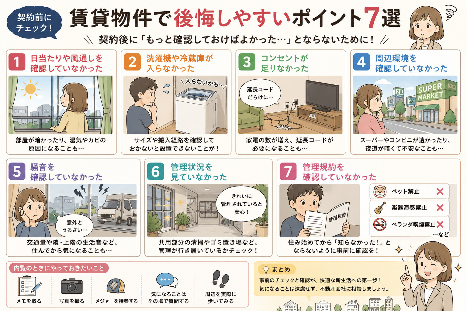 賃貸物件で後悔しやすいポイント7選｜契約前に知っておきたいチ...の画像