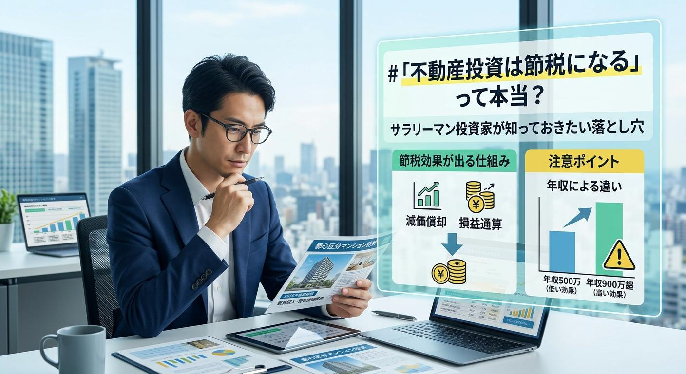【2026最新】サラリーマンの不動産投資は本当に節税になる？...の画像