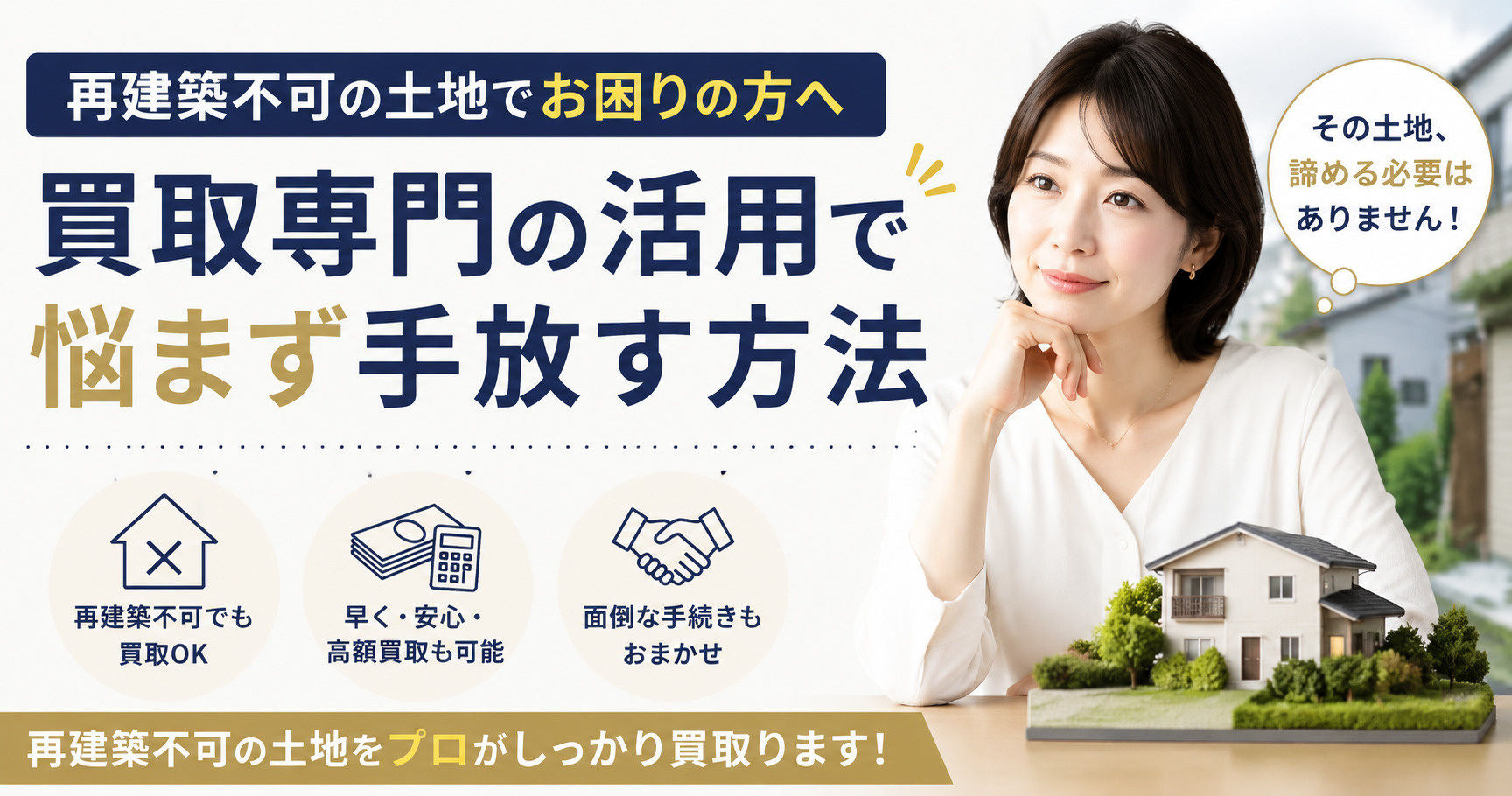 再建築不可の土地でお困りの方へ？買取専門の活用で悩まず手放す...の画像