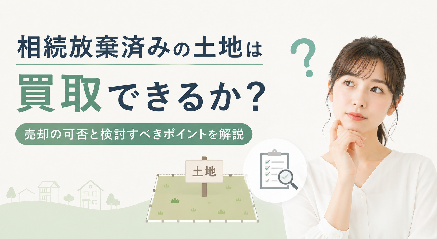 相続放棄済みの土地は買取できるか？売却の可否と検討すべきポイ...の画像