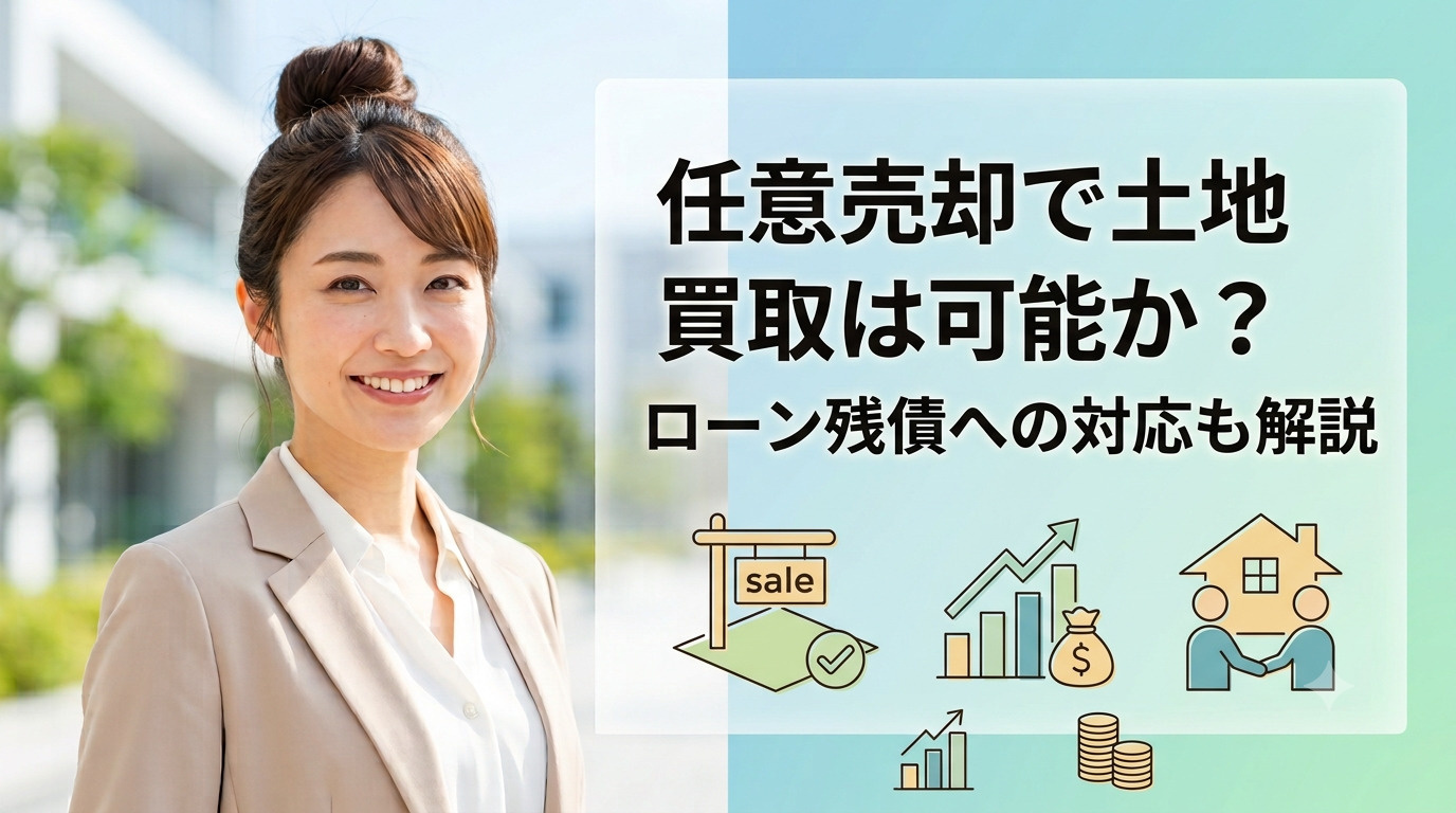 任意売却で土地買取は可能か？ローン残債への対応も解説の画像
