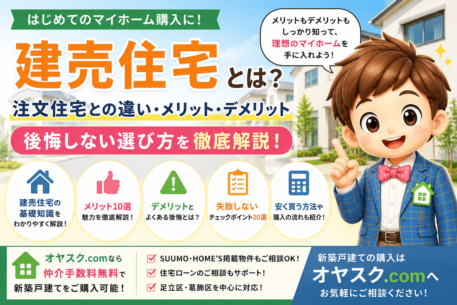 建売住宅とは？注文住宅との違い・メリット・デメリット・後悔し...の画像