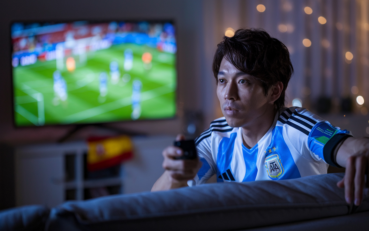 明日はワールドカップ決勝アルゼンチン対スペイン！サッカー注目...の画像