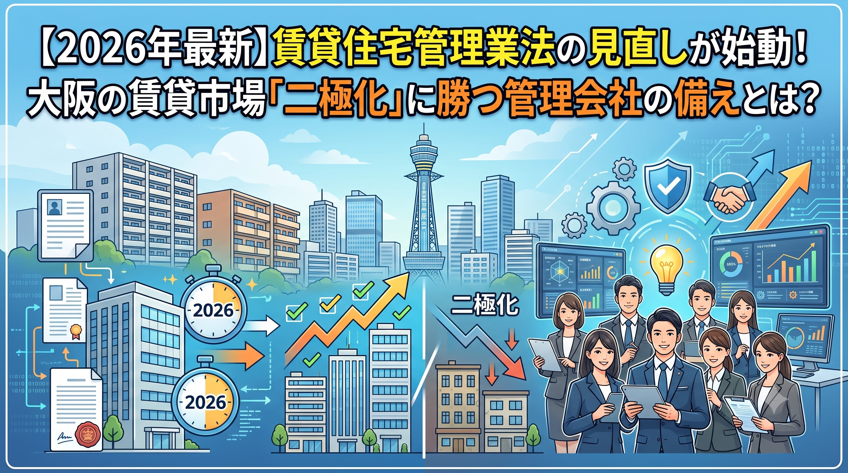 【2026年最新】賃貸住宅管理業法の見直しが始動！大阪の賃貸...の画像