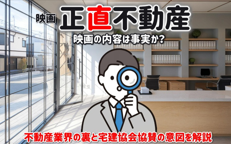 映画正直不動産の内容は事実か？不動産業界の裏と宅建協会協賛の...の画像