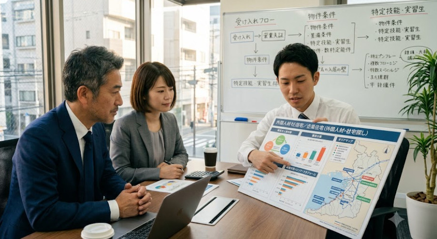 【法人担当者必見】外国人技能実習生・社員の社宅探しが難航する...の画像