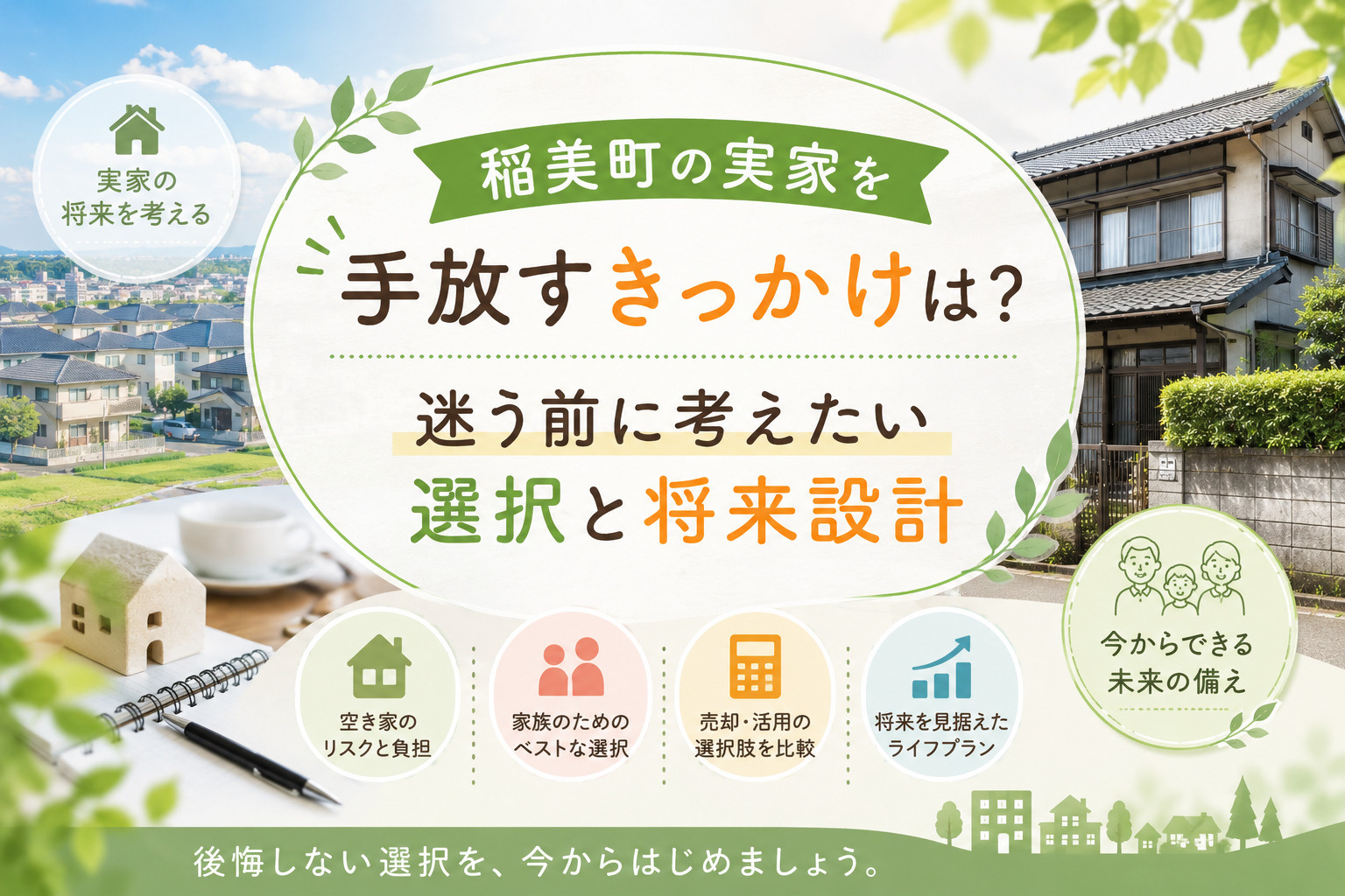 稲美町の実家を手放すきっかけは？迷う前に考えたい選択と将来設...の画像