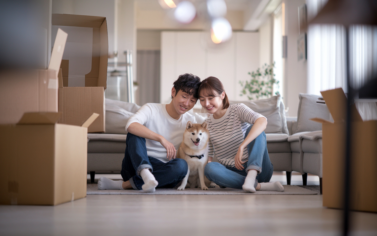 群馬でカップルに合うペット可賃貸条件は？暮らしやすい物件選び...の画像
