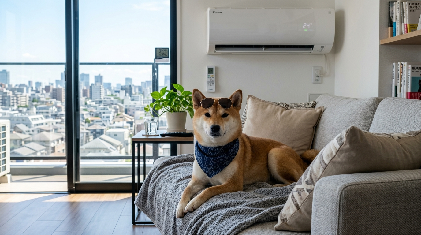 ついに気温40度超え…エアコンだけじゃない！お家のペットを守...の画像