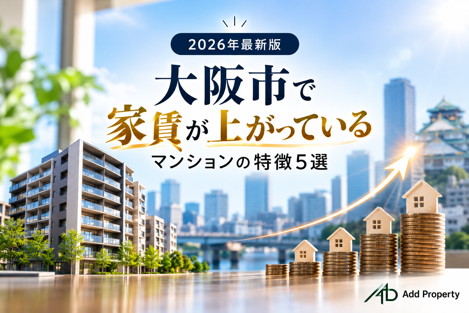 【2026年最新版】大阪市で家賃が上がっているマンションの特...の画像